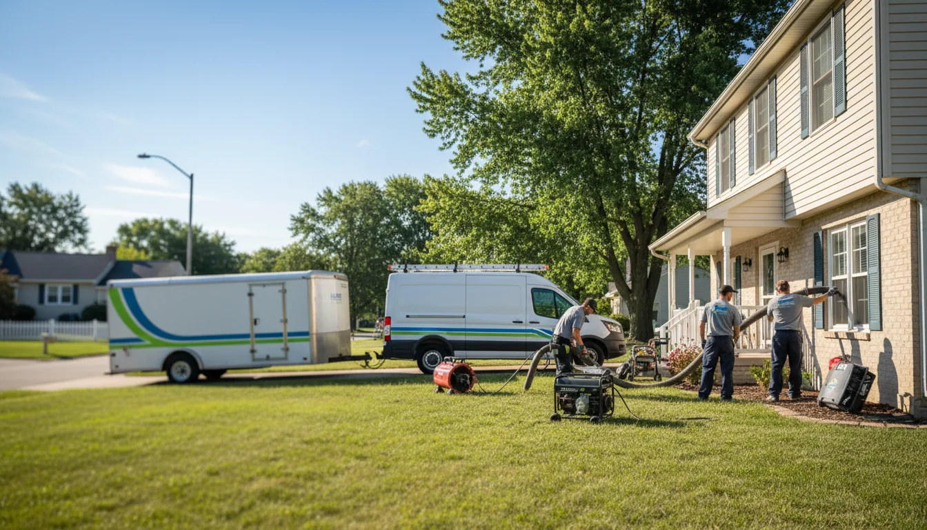 Flooded Basement Restoration And Cleanup With Repair in Verdon, NE near me